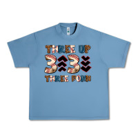 Pebble Blue three up three down Urban Heavy Tee - AdoDesignShop