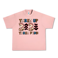 Salmon three up three down Urban Heavy Tee - AdoDesignShop