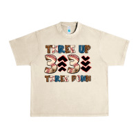Sandshell three up three down Urban Heavy Tee - AdoDesignShop