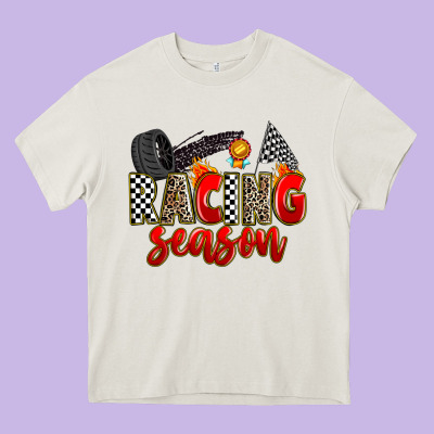 Racing Season Heavy Core Tee Designed By Zillion Design Studio