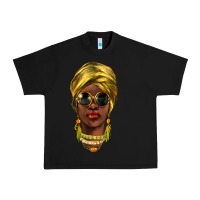 Black african woman Urban Heavy Tee - NancyCooperArtShop