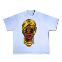 Grape Ice african woman Urban Heavy Tee - NancyCooperArtShop