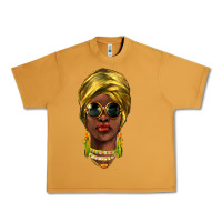 Peanut Butter african woman Urban Heavy Tee - NancyCooperArtShop