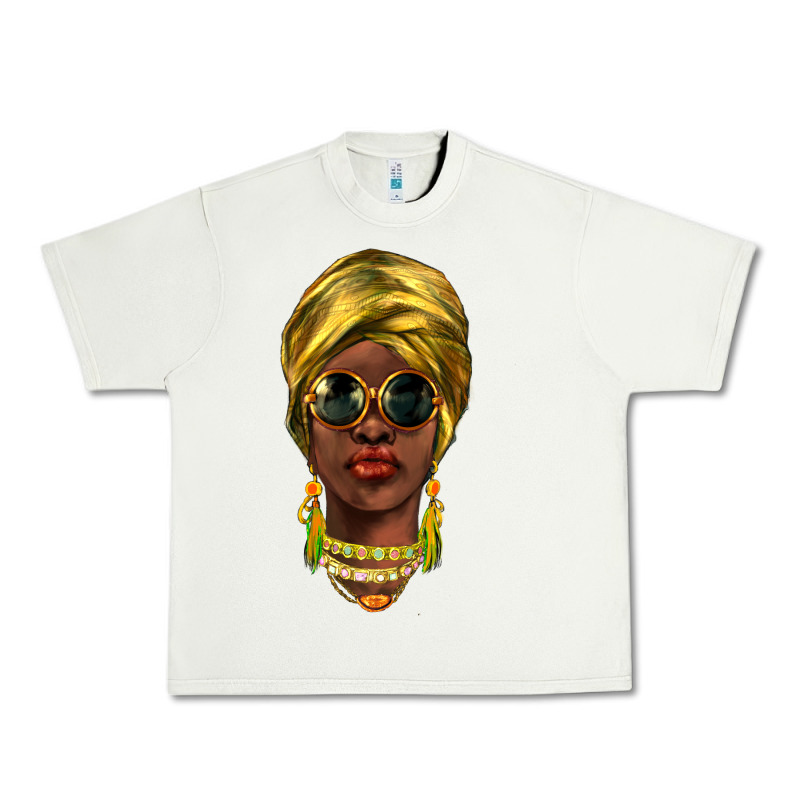 African Woman Urban Heavy Tee by NancyCooperArtShop | Teevron
