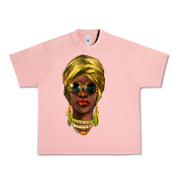 Salmon african woman Urban Heavy Tee - NancyCooperArtShop