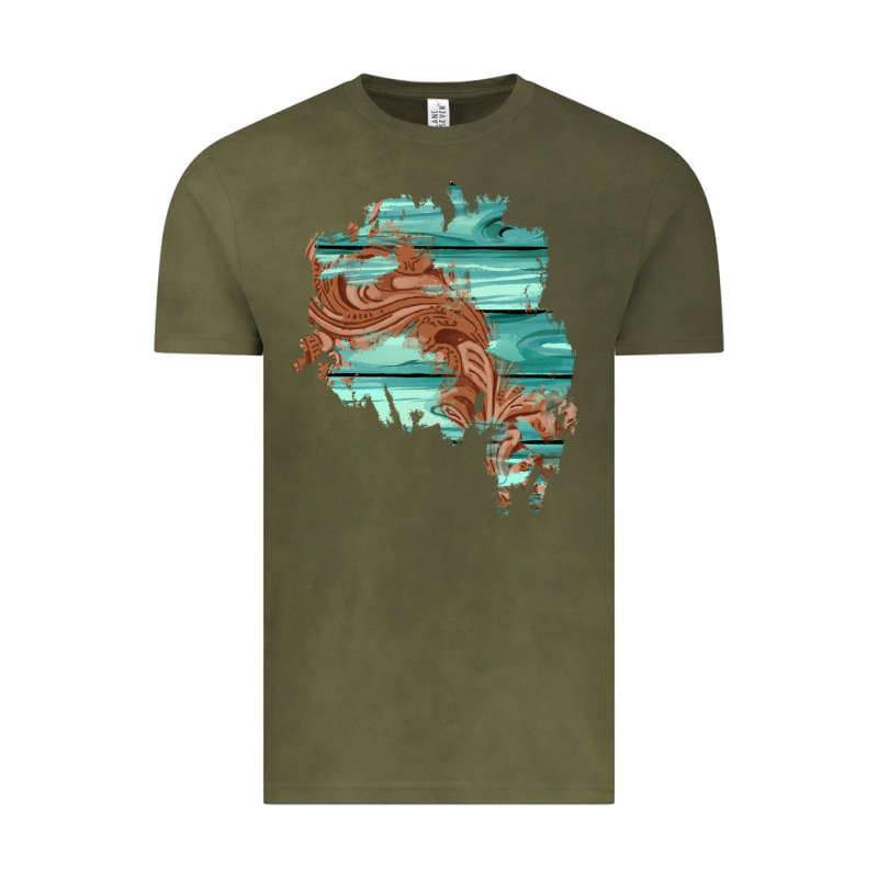 Wood Leather Patch Vintage Tee by AdoDesignShop | Teevron