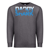 Charcoal Heather Daddy Shark Premium Sweatshirt - Bettercallsaul