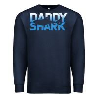 Navy Daddy Shark Premium Sweatshirt - Bettercallsaul