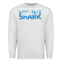 Oatmeal Heather Daddy Shark Premium Sweatshirt - Bettercallsaul