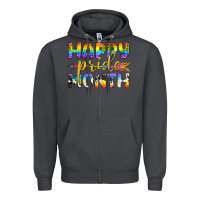 Smoke Western Happy Pride Month LGBTQ+ Zipper Hoodie - BundleAndBundleShop