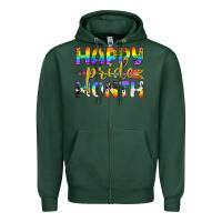 Sports Green Western Happy Pride Month LGBTQ+ Zipper Hoodie - BundleAndBundleShop