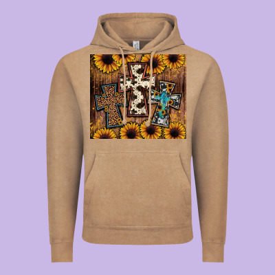 Cross Tumbler Vintage Hoodie Designed By Jahusdesignshop