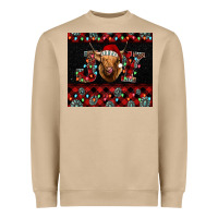 Mushroom highland cow joy Christmas Heavyweight Sweatshirt - BarkalooDesign