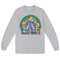Moon Dust autism awareness rainbow Long Sleeve Tee - MaliasSmallBusiness