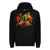 Black Papa cito Premium Hoodie - NancyCooperArtShop