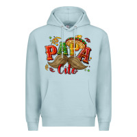 Blue Mist Papa cito Premium Hoodie - NancyCooperArtShop