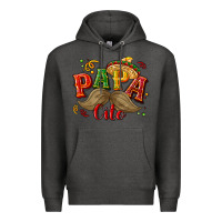 Charcoal Heather Papa cito Premium Hoodie - NancyCooperArtShop