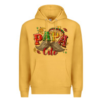 Mustard Papa cito Premium Hoodie - NancyCooperArtShop