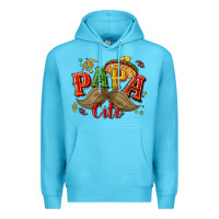 Ocean Blue Papa cito Premium Hoodie - NancyCooperArtShop