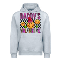 Heather Grey daddys valentine olivia Urban Hoodie - OliviaCreatesArt