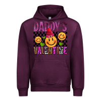 Mauve Wine daddys valentine olivia Urban Hoodie - OliviaCreatesArt