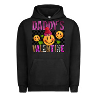 Pigment Black daddys valentine olivia Urban Hoodie - OliviaCreatesArt