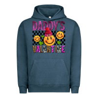 Pigment Midnight Navy daddys valentine olivia Urban Hoodie - OliviaCreatesArt