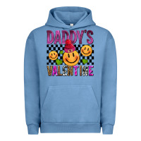 Pigment Pebble Blue daddys valentine olivia Urban Hoodie - OliviaCreatesArt