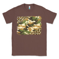 Chestnut leopard camo pattern background Classic Tee - Jasminsmagicworld