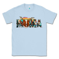 Dusty Blue longhorn mama Classic Tee - AdoDesignShop