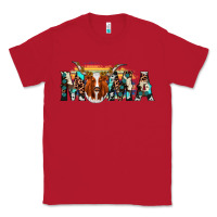 Red longhorn mama Classic Tee - AdoDesignShop