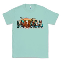 Seafoam longhorn mama Classic Tee - AdoDesignShop