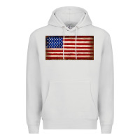 Dove Grey American flag Premium Hoodie - JahusDesignShop