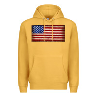 Mustard American flag Premium Hoodie - JahusDesignShop
