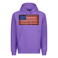 Purple American flag Premium Hoodie - JahusDesignShop