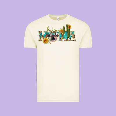 Western Mama Cow Vintage Tee Designed By Artiststas