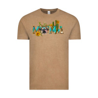 Vintage Coffee western mama cow Vintage Tee - Artiststas