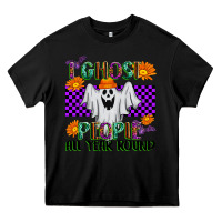 Black I Ghost People All Year Round Heavy Core Tee - texasbilliewilder