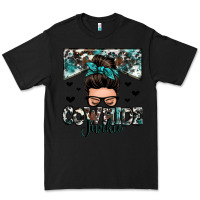 Black cowhide junkie messy bun Premium Tee - Zillion Design Studio