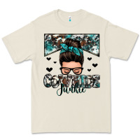 Bone cowhide junkie messy bun Premium Tee - Zillion Design Studio