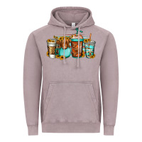 Vintage Zinc longhaired cow coffee cups Vintage Hoodie - Jasminsmagicworld