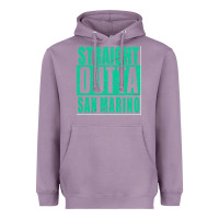 Lavender Straight Outta San Marino Heavyweight Hoodie - Bettercallsaul