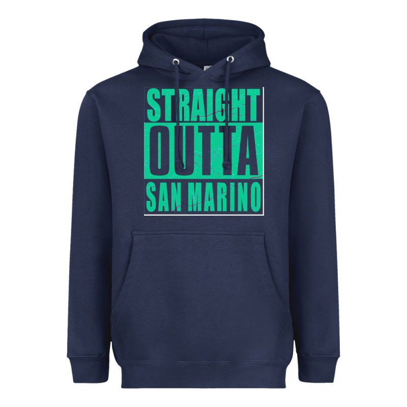 Straight Outta San Marino Heavyweight Hoodie by Bettercallsaul | Teevron