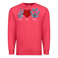 Cardinal Peace Love Paws Premium Sweatshirt - Bettercallsaul