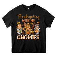Black thanksgiving with my  gnomies Heavy Core Tee - BarkalooDesign