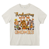 Cream thanksgiving with my  gnomies Heavy Core Tee - BarkalooDesign