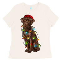 Bone Christmas labrador retriever Ladies Tee - RanaPortraitStore