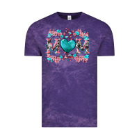 Cloud Purple cherry blossoms mom Vintage Tee - Artiststas