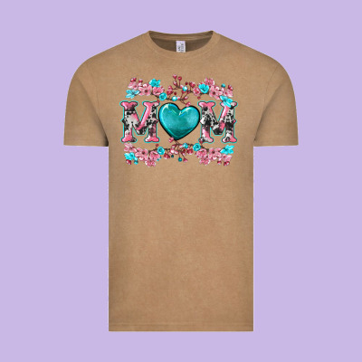 Cherry Blossoms Mom Vintage Tee Designed By Artiststas