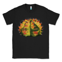 Black Gymnocalycium Variegated Cactus Classic Tee - LillyAllenDesigns